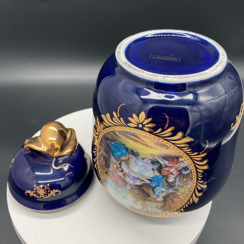 Limoges ginger jar